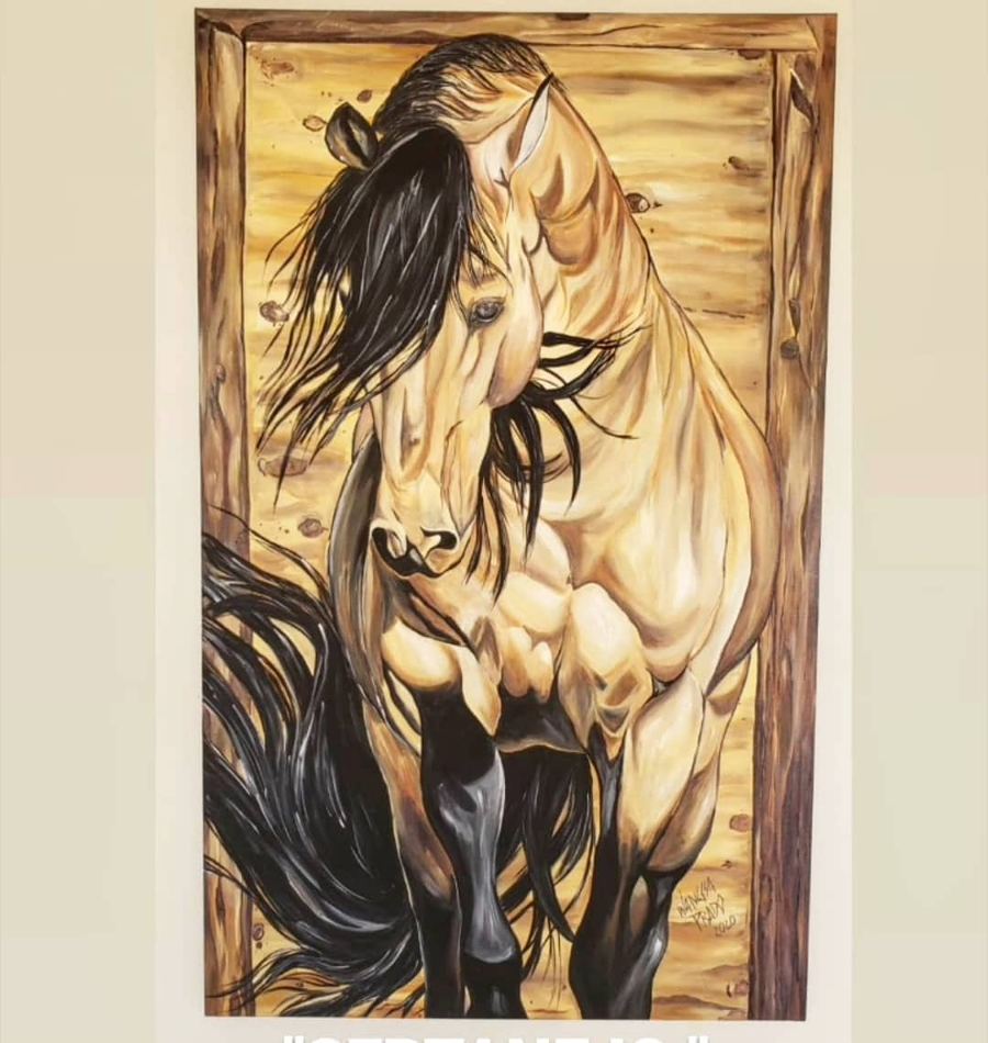 Sertanejo, 130 x 80, acrílico sobre tela, Brasil 2020.