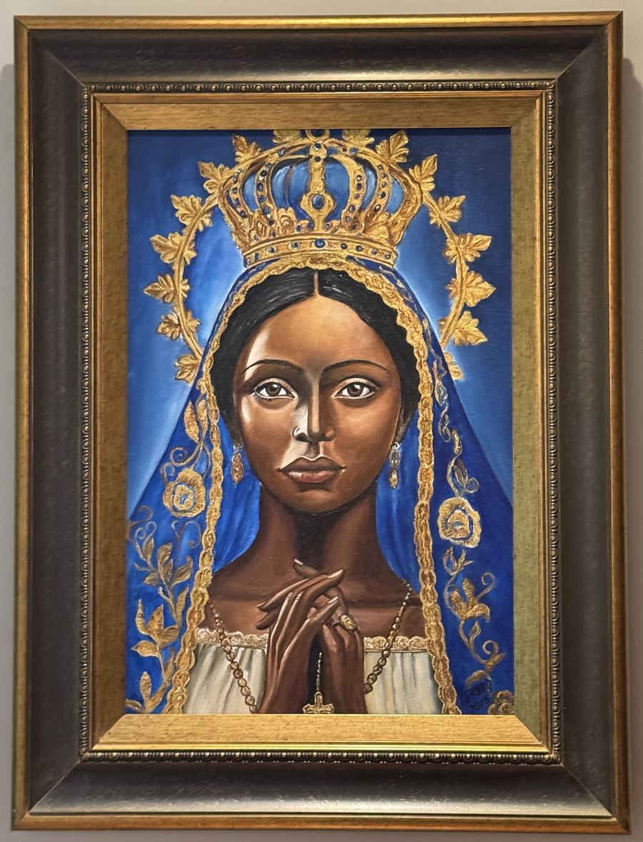Nossa Senhora Aparecida XII, 40 x 60, acrílico sobre tela, 2025.