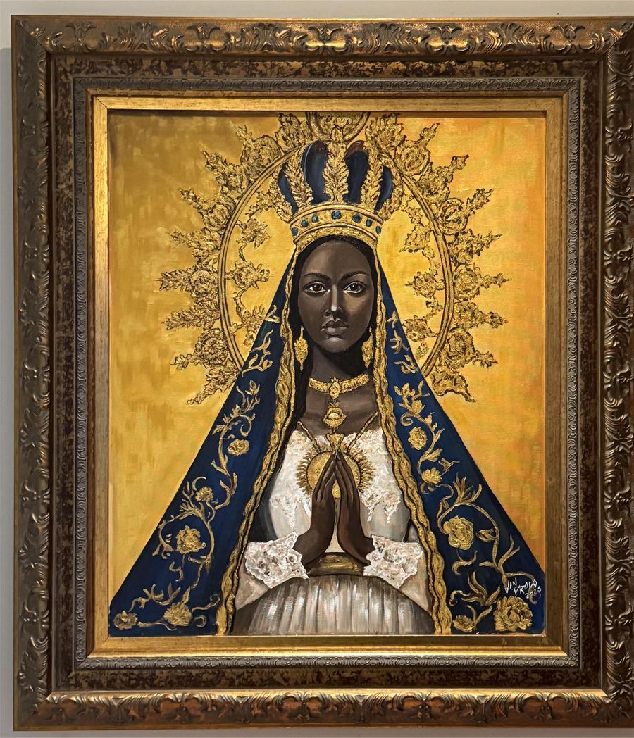Nossa Senhora Aparecida XI, 70 x 80, acrílico sobre tela, 2025.
