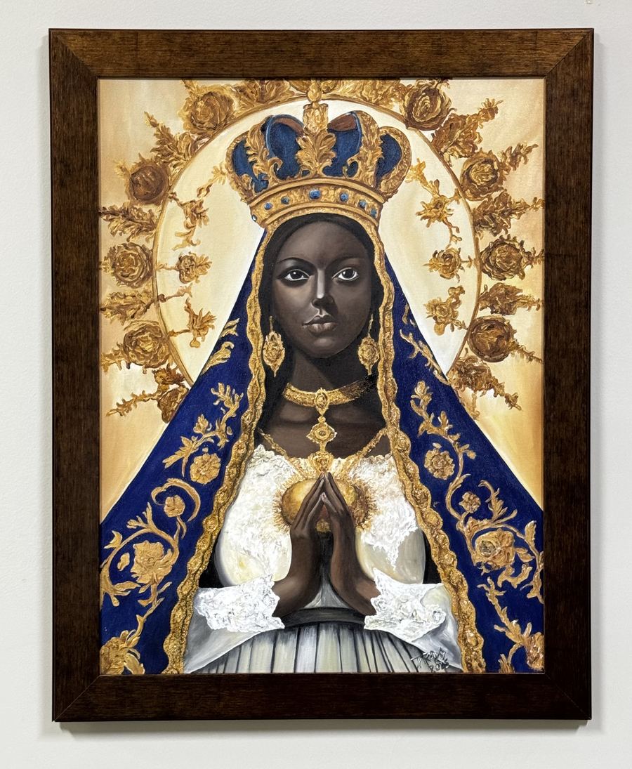 Nossa Senhora Aparecida X, 80 x 60, acrílico sobre tela, 2025.