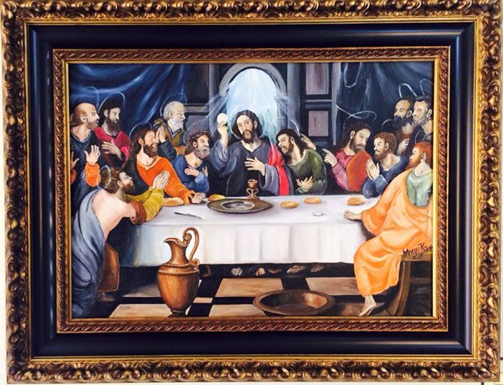 Encomenda Releitura VI Santa Ceia. 90 X 70, a/s/t, 2015.