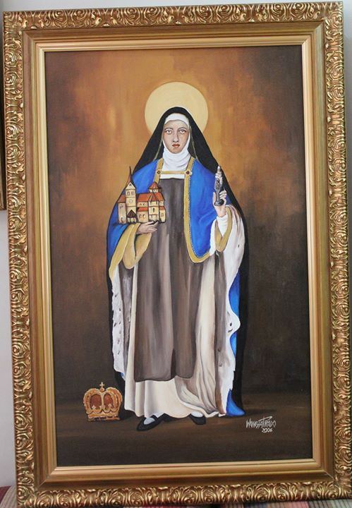 Santa Edwirges I, 0,80 x 0,60, acrílico sobre tela, 2016.