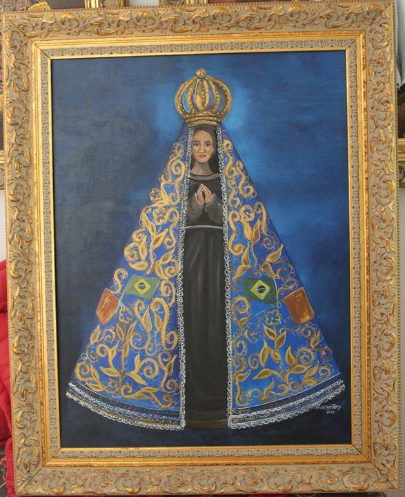 Nossa Senhora Aparecida IX, 80 x 60, acrílico sobre tela