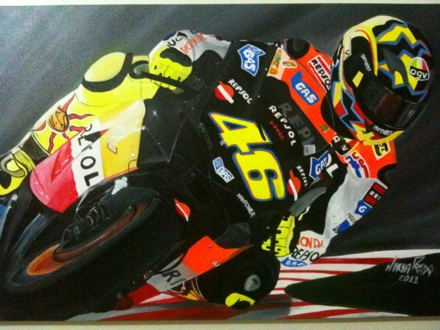 Honda Repsol, 80 x 100, a/s/t, Brasil 2012.