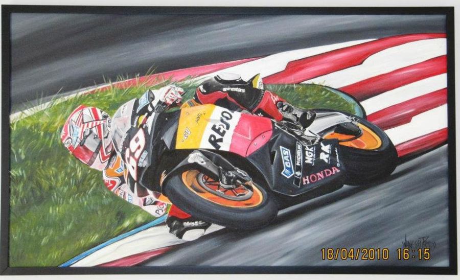 Honda Repsol, 130 x 100, a/s/t, Brasil 2011.