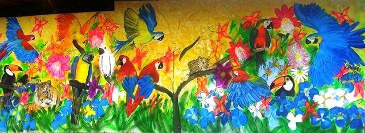 Mistura Brasileira XI e XIV- Mural, Chácara Recanto das Araras, Hidrolândia - GO