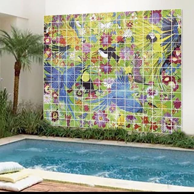 Painel em Azulejos, Mistura Brasileira.
