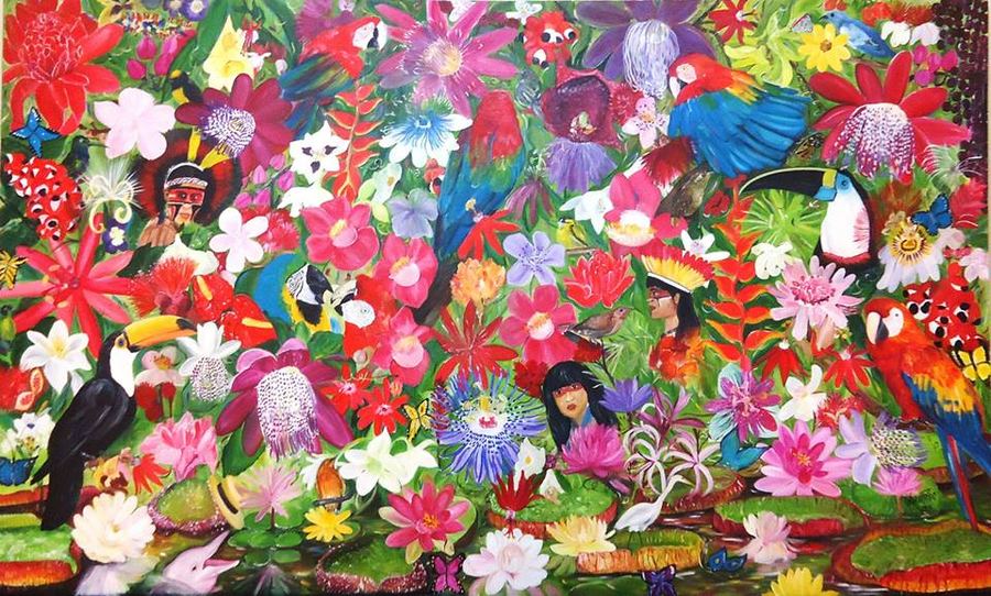 Mistura Brasileira XIX- Amazônia, 200 x 120. Brasil 2015