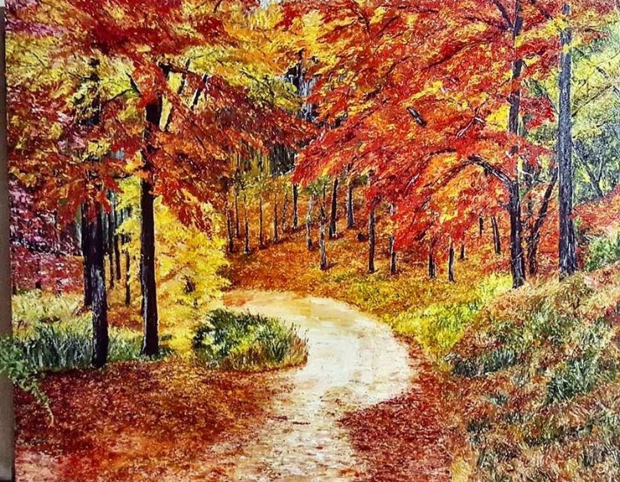 Meu Caminho, 150 x 1,20, espatulado, Brasil 2018