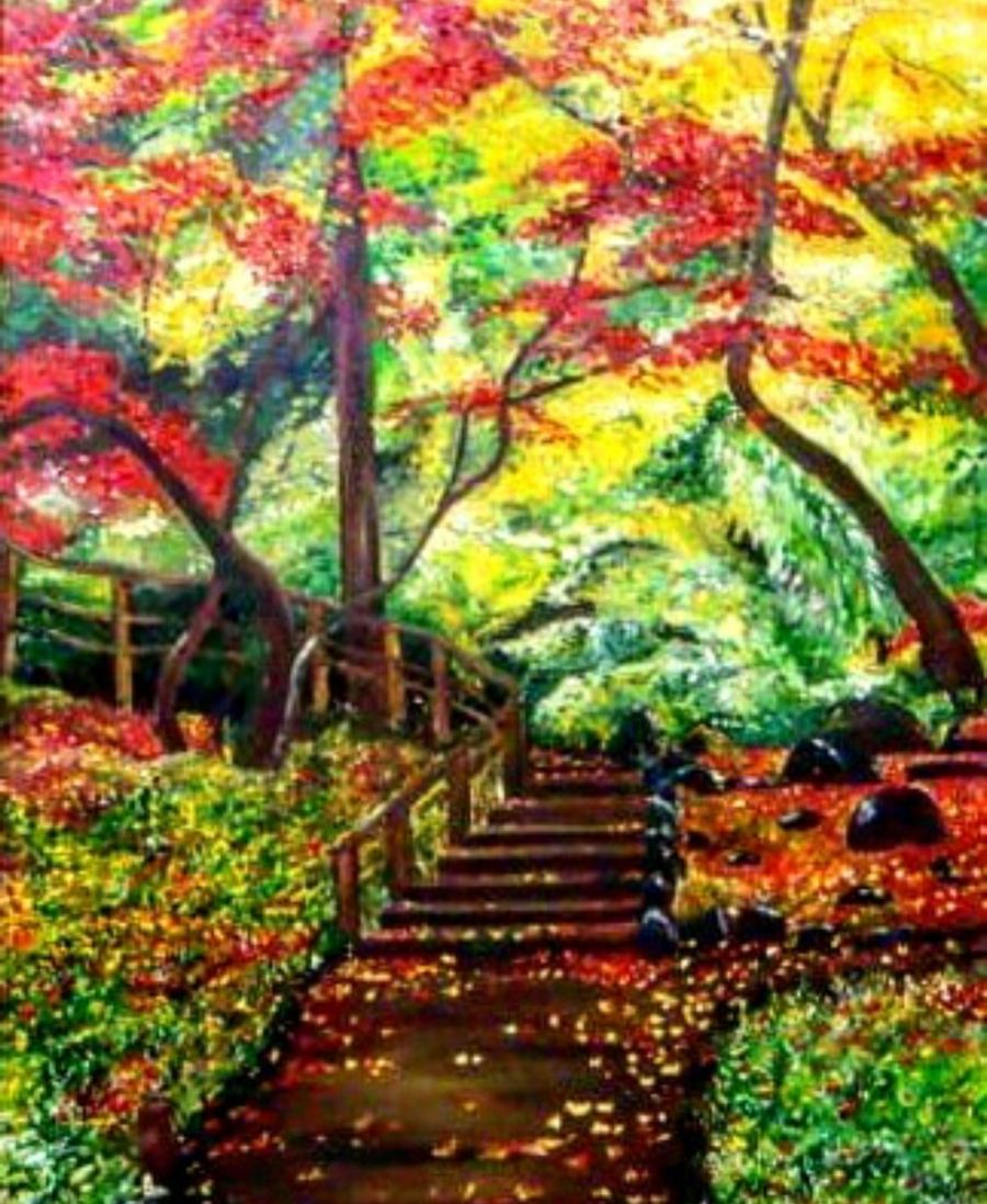 Paisagem, óleo sobre tela, 80 X 60,  Brasil 2009.
