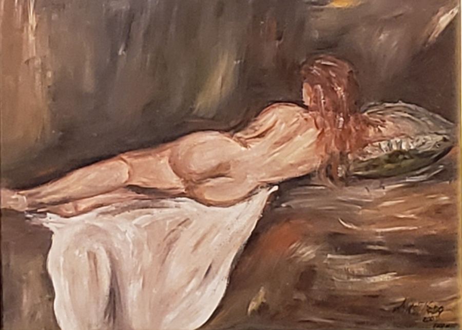 Releitura Renoir , óleo sobre tela, Brasil 2009.