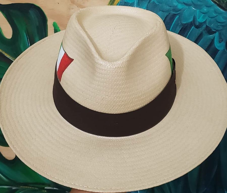 Nacional Aba Larga, Faixa Gorgorão Marrom plissada, Brasil X Itália