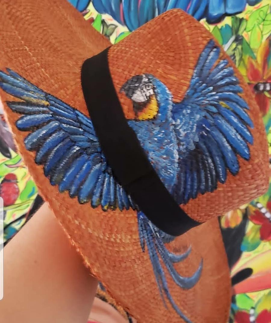 Nacional Aba Larga Laranja Arara Canindé