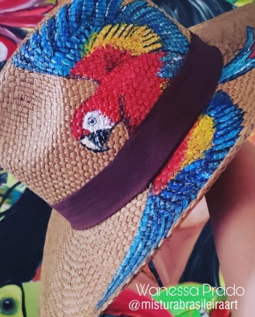 Panamá Indiana Tabaco Arara Vermelha Pequena